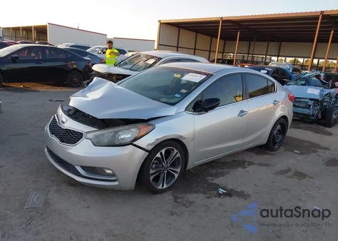 2014 Kia Forte Ex z USA, uszkodzony, nr VIN KNAFX4A83E5085487